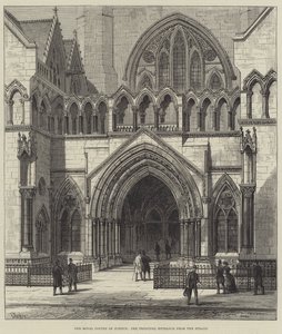 De Kongelige Domstole, Hovedindgangen fra Stranden af Frank Watkins